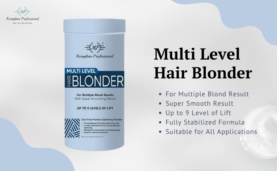 Multi Level Hair Blonder (Upto 9 Level of Lift)