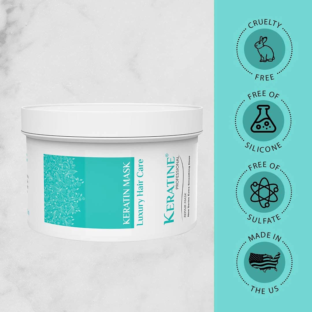 Keratine Professional Sulphate free Smooth Shampoo & Mask (Combo Pack)