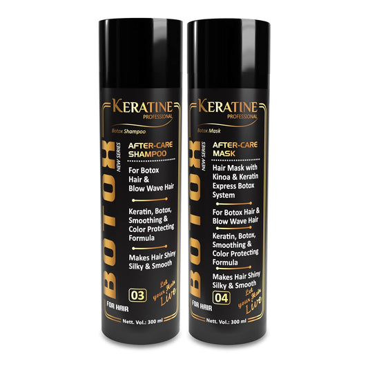 Keratine Professional Botox After-Care Shampoo & Mask (Combo Pack)