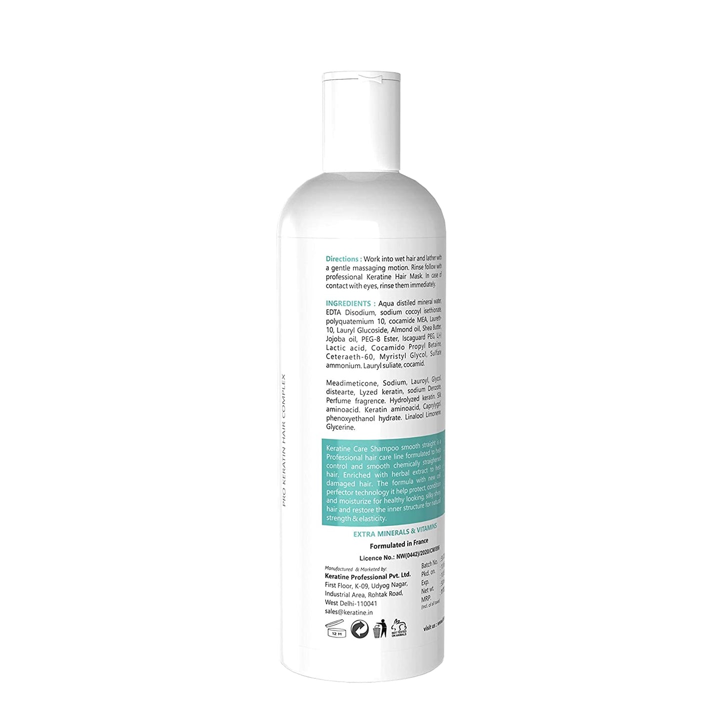 Keratine Professional Keratin Smoothenig Shampoo