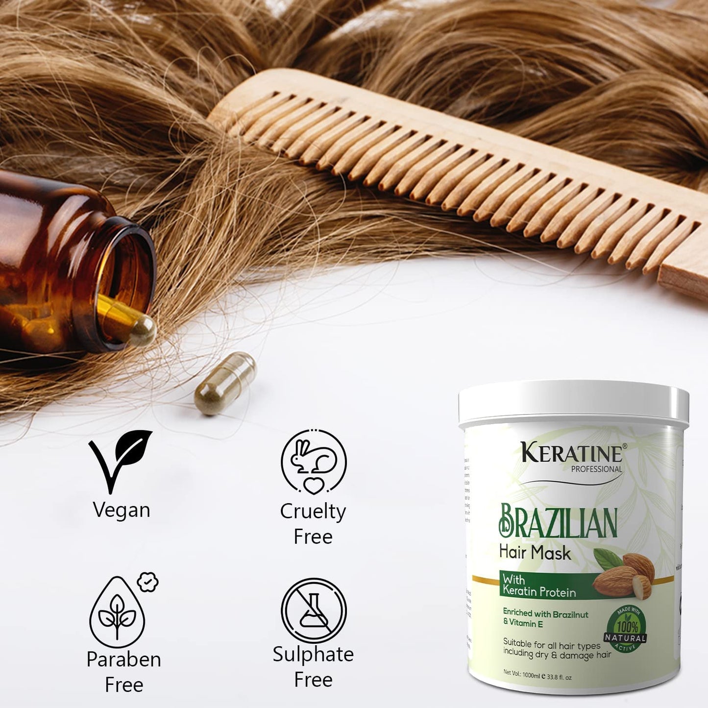 Keratine Professional Brazilian Hair Mask Spa